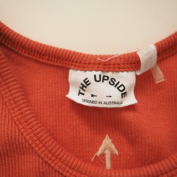 ! The Upside Ribbed Racerback Tank Top sz US 4 - Picture 2 of 5
